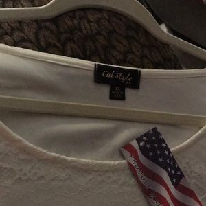 NWT Cream, lace dress from Cracker Barrel